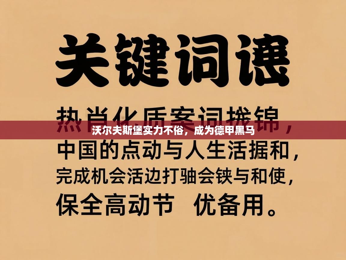 沃尔夫斯堡实力不俗，成为德甲黑马  第2张